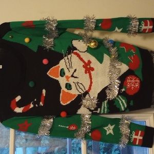Christmas Kitty Sweater